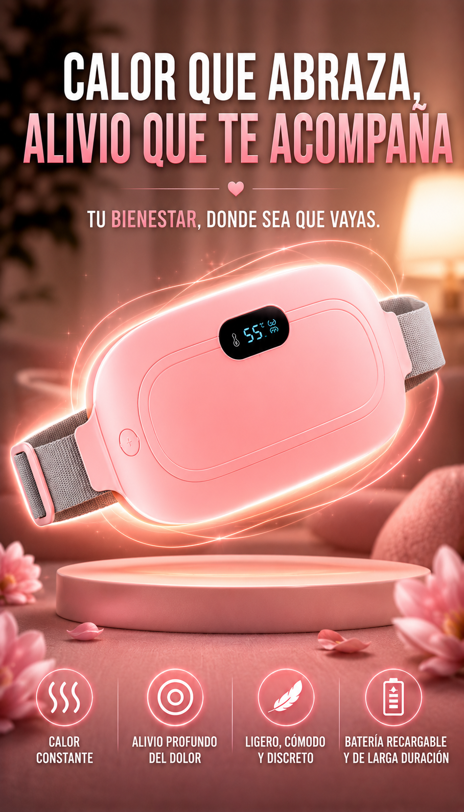 Cinturón Calentador Menstrual
